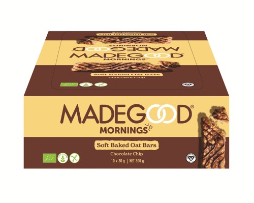 BATONIKI OWSIANE SOFT Z CZEKOLADĄ BEZGLUTENOWE BIO (5 x 30 g) 150 g - MADEGOOD MORNINGS-1 33890 