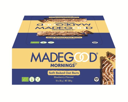 BATONIKI OWSIANE SOFT Z JAGODAMI BEZGLUTENOWE BIO (5 x 30 g) 150 g - MADEGOOD MORNINGS-1 33891 