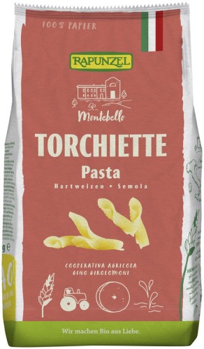MAKARON (SEMOLINOWY) TORCHIETTE BIO 500 g - RAPUNZEL-1 33913 