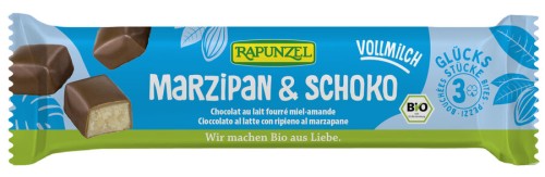 BATONIKI MARCEPANOWE Z MIODEM W CZEKOLADZIE MLECZNEJ BIO 50 g - RAPUNZEL-1 33914 