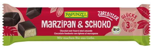 BATONIKI MARCEPANOWE Z MIODEM W CZEKOLADZIE GORZKIEJ BIO 50 g - RAPUNZEL-1 33919 