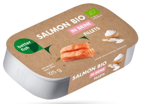 ŁOSOŚ ATLANTYCKI W SOSIE WŁASNYM BIO 125 g (75 g) - BETTER FISH-1 33948 
