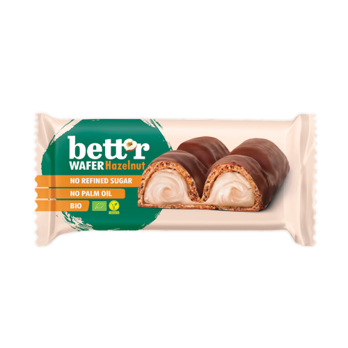 BATONIK Z NADZIENIEM ORZECHOWYM W CZEKOLADZIE BIO 30 g - BETT'R-1 34005 
