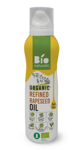 OLEJ RZEPAKOWY (SPRAY) TŁOCZONY NA ZIMNO OMEGA-3 BIO 200 ml - EKKO (BIONATURALIS)-1 34006 