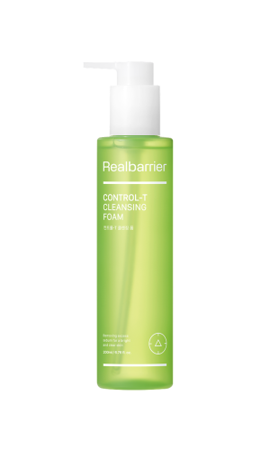 PIANKA DO TWARZY CONTROL-T OCZYSZCZAJĄCA REGULUJĄCA WYDZIELANIE SEBUM 200 ml - REAL BARRIER-1 34039 