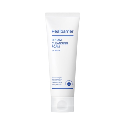 PIANKA DO TWARZY CREAM NAWILŻAJĄCA OCZYSZCZAJĄCA Z CERAMIDAMI 120 ml - REAL BARRIER-1 34043 