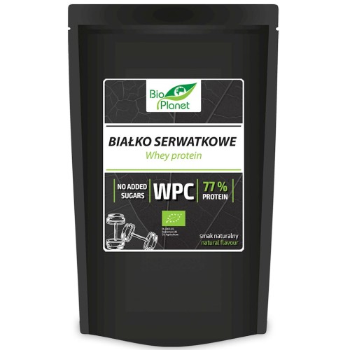 BIAŁKO SERWATKOWE NATURALNE (WPC 77) BIO 150 g - BIO PLANET-1 34076 