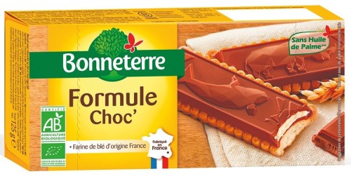 HERBATNIKI Z CZEKOLADĄ Z NADZIENIEM MLECZNYM BIO 125 g - BONNETERRE-1 34089 