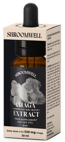 GRZYBY CHAGA EKSTRAKT W KROPLACH 30 ml - SHROOMWELL-1 34119 