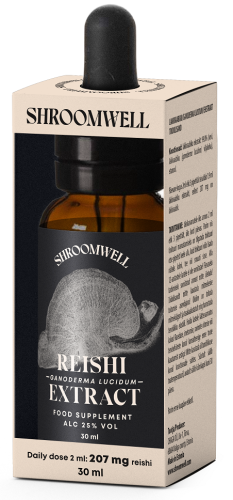 GRZYBY REISHI EKSTRAKT W KROPLACH 30 ml - SHROOMWELL-1 34121 
