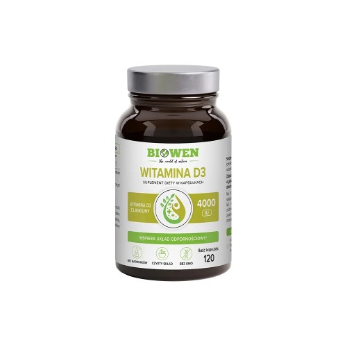 WITAMINA D3 100 µg (4000 j.m) 120 KAPSŁEK - BIOWEN-1 34154 