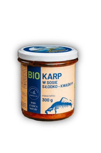 KARP W SOSIE SŁODKO - KWAŚNYM BIO 300 g - GOSPODARSTWO RYBACKIE ZAWÓLCZE-1 34165 