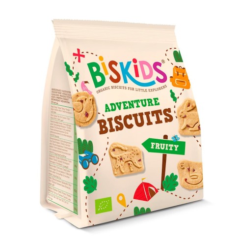 CIASTECZKA WIELOZBOŻOWE JABŁKOWE ZWIERZĘTA BIO 100 g - BISKIDS-1 34189 
