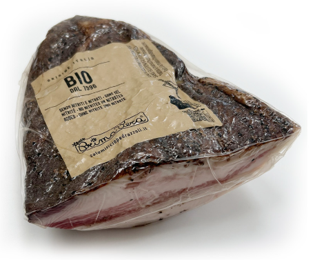 GUANCIALE Z CZARNYM PIEPRZEM BIO (około 0,7 kg) - PRIMAVERA (NA ZAMÓWIENIE)-1 34197 