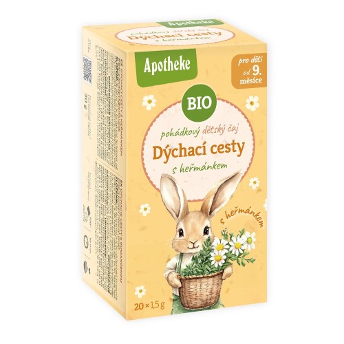HERBATKA BAJKOWA DLA DZIECI - ŚLAZ DZIKI, DZIKA RÓŻA, PRAWOŚLAZ I RUMIANEK BIO (20 x 1,5 g) 30 g - APOTHEKE-1 34212 