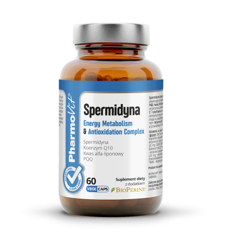 SPERMIDYNA ENERGY METABOLISM & ANTIOXIDATION COMPLEX 60 KAPSUŁEK - PHARMOVIT (CLEAN LABEL)-1 34248 