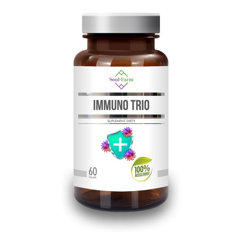 KAPSUŁKI NA ODPORNOŚĆ (IMMUNO TRIO) 60 szt. - SOUL FARM-1 34258 