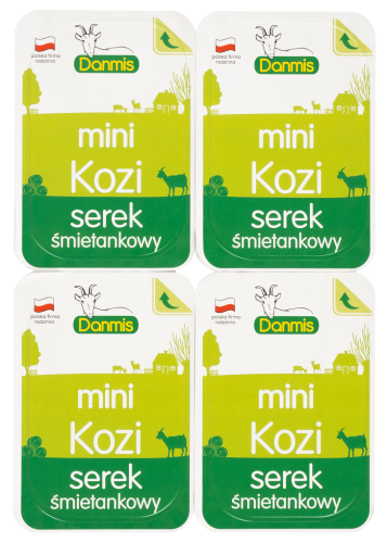 KOZI SEREK ŚMIETANKOWY MINI (4 x 32,5 g) 130 g - DANMIS-1 34278 