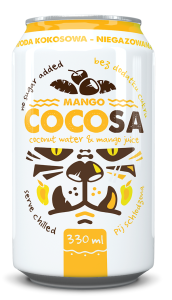 WODA KOKOSOWA Z SOKIEM Z MANGO 330 ml - DIET-FOOD (COCOSA)