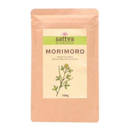 MASECZKA ZIOŁOWA DO TWARZY MORIMORO 100 g - SATTVA (AYURVEDA)-1 34350 
