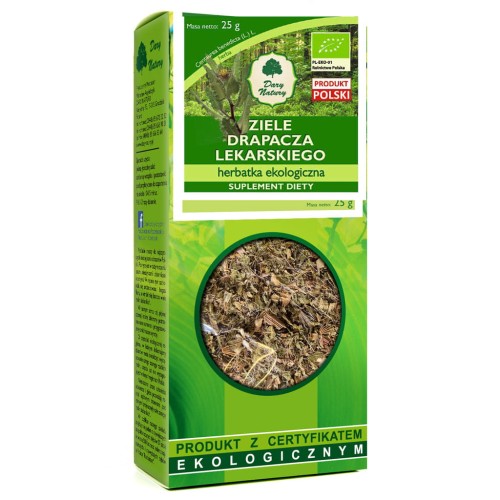 HERBATKA ZIELE DRAPACZA LEKARSKIEGO BIO 25 g - DARY NATURY-1 34357 