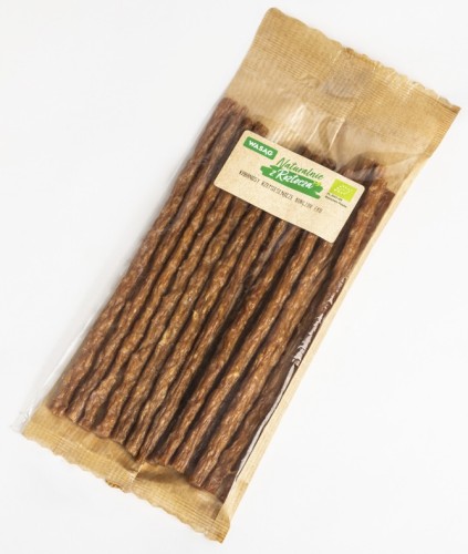 KABANOSY RZEMIEŚLNICZE Z KURCZAKA BIO 90 g - WASĄG (Z PÓŁKI)-1 34371 