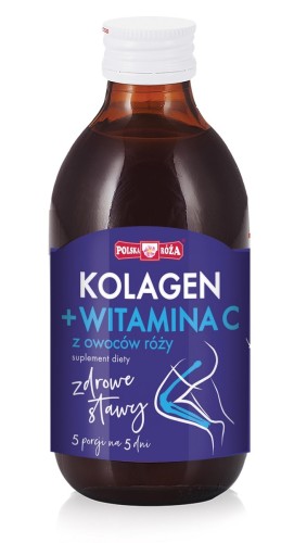 ZDROWE STAWY - KOLAGEN + WITAMINA C Z OWOCÓW RÓŻY 250 ml - POLSKA RÓŻA-1 34372 
