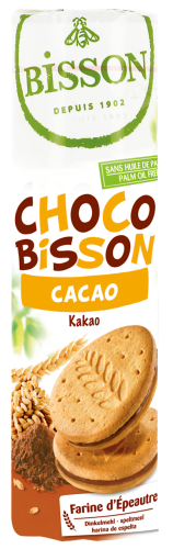 CIASTKA MARKIZY ORKISZOWE Z KREMEM KAKAOWYM BIO 300 g - BISSON-1 34392 