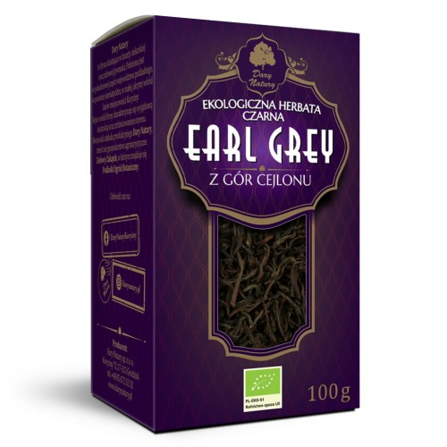 HERBATA CZARNA LIŚCIASTA EARL GREY BIO 100 g - DARY NATURY-1 34416 