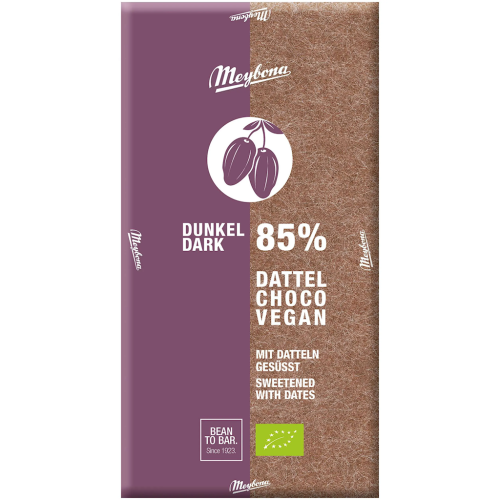 TABLICZKA KAKAOWA 85 % SŁODZONA DAKTYLAMI BIO 80 g - MEYBONA-1 34439 
