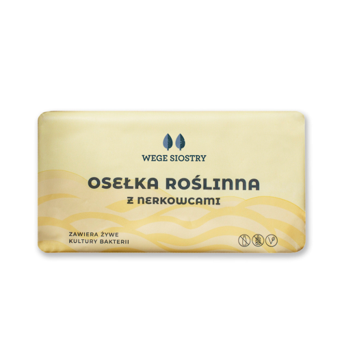WEGAŃSKA ALTERNATYWA MASŁA OSEŁKA Z ORZECHÓW NERKOWCA BEZGLUTENOWA 150 g - WEGE SIOSTRY-1 34444 
