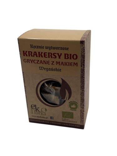KRAKERSY GRYCZANE Z MAKIEM BIO 90 g - EKOFLORKA-1 34468 