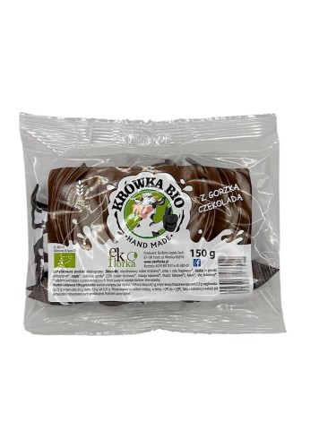 KRÓWKI Z CZEKOLADĄ GORZKĄ BEZGLUTENOWE BIO 150 g - EKOFLORKA-1 34477 