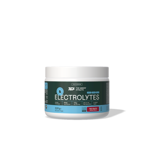 ELEKTROLITY O SMAKU CZERWONYCH OWOCÓW BEZGLUTENOWE 320 g - THE GREEN ATHLETE-1 34484 