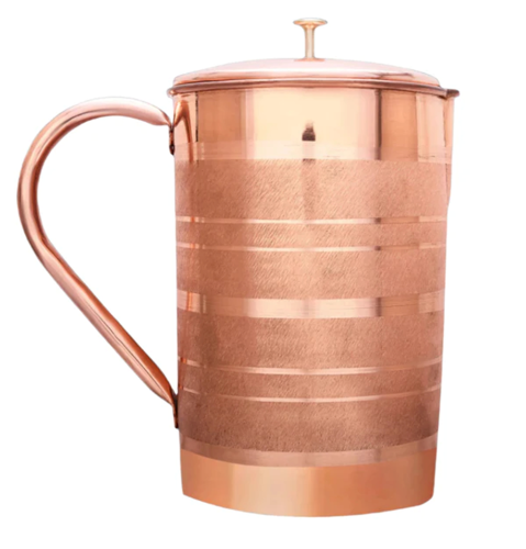 DZBANEK MIEDZIANY STRIPE 1,25 L - SATTVA (AYURVEDA)-1 34510 