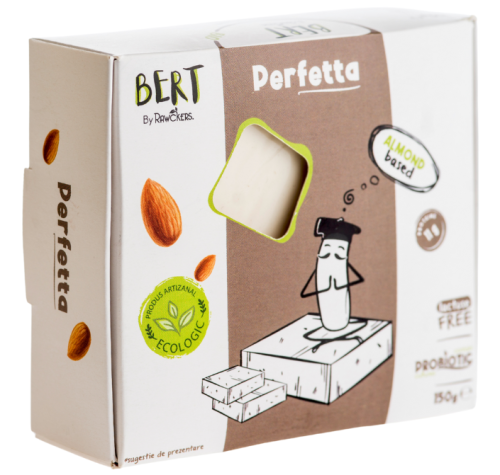 WEGAŃSKA ALTERNATYWA SERA TYPU FETA Z MIGDAŁÓW I ORZECHÓW NERKOWCA BIO 150 g - BERT-1 34518 