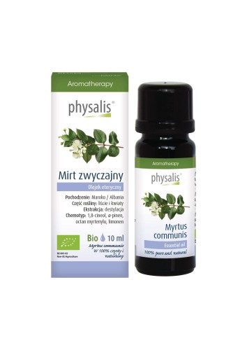 OLEJEK ETERYCZNY MIRT ZWYCZAJNY BIO 10 ml - PHYSALIS-1 34523 