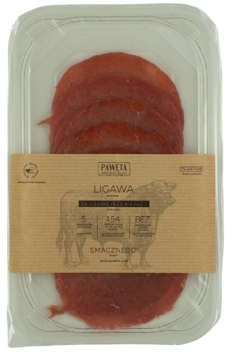 LIGAWA WOŁOWA DOJRZEWAJĄCA PLASTRY BEZGLUTENOWA 65 g - PAWĘTA-1 34530 