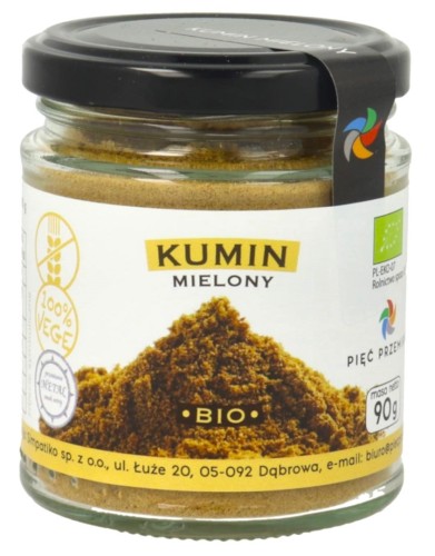 KUMIN MIELONY BEZGLUTENOWY BIO 90 g - PIĘĆ PRZEMIAN-1 34558 