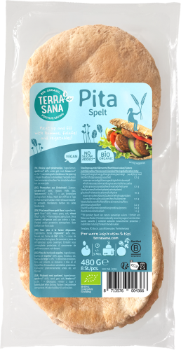 CHLEB PITA ORKISZOWY BIO 480 g - TERRASANA-1 34581 