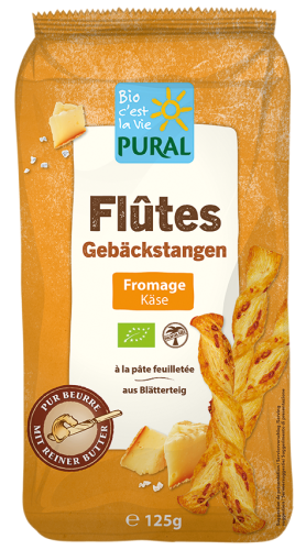 PALUSZKI Z CIASTA FRANCUSKIEGO Z SEREM BIO 125 g - PURAL-1 34590 