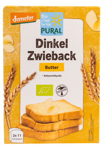 SUCHARKI ORKISZOWE MAŚLANE BIO 200 g - PURAL-1 34592 
