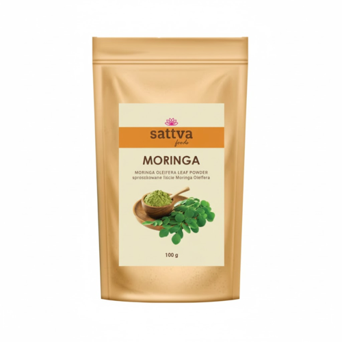 MORINGA OLEIFERA SPROSZKOWANA 100 g - SATTVA (FOODS)-1 34596 