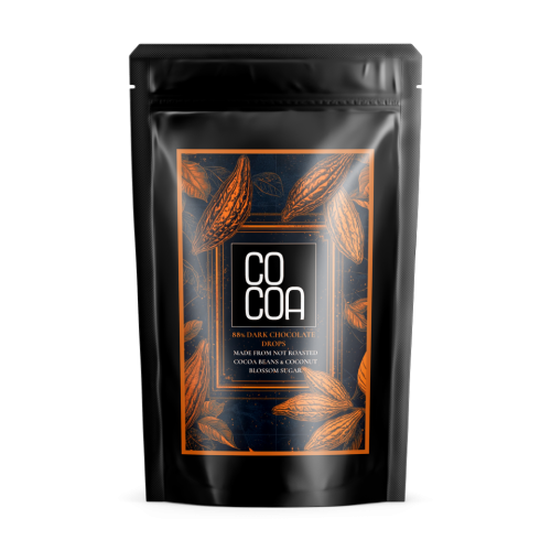 DROPSY Z CIEMNEJ CZEKOLADY 88 % BIO 200 g - COCOA-1 34642 