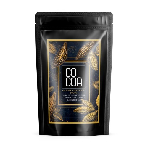 DROPSY Z CIEMNEJ CZEKOLADY 65 % BIO 200 g - COCOA-1 34643 