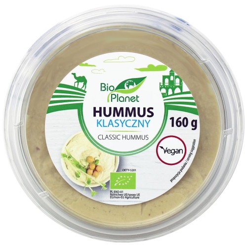 HUMMUS KLASYCZNY BIO 160 g - BIO PLANET-1 34672 