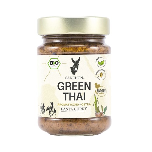 PASTA CURRY GREEN THAI BEZGLUTENOWA BIO 190 g - SANCHON-1 34678 