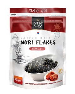 PŁATKI NORI KIMCHI BEZGLUTENOWE 40 g - SEN SOY