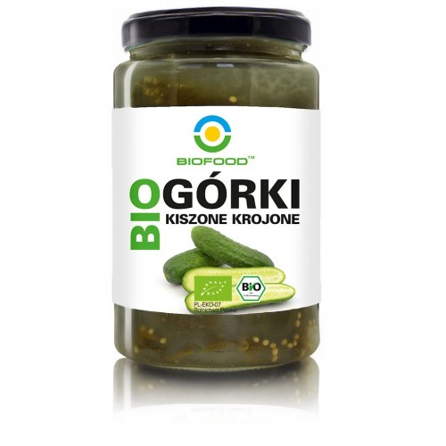 OGÓRKI KISZONE KROJONE BIO 750 g (500 g) - BIOFOOD-1 34725 