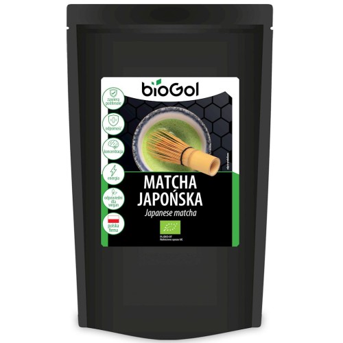 HERBATA ZIELONA MATCHA BIO (JAPOŃSKA) 100 g - BIOGOL-1 34743 